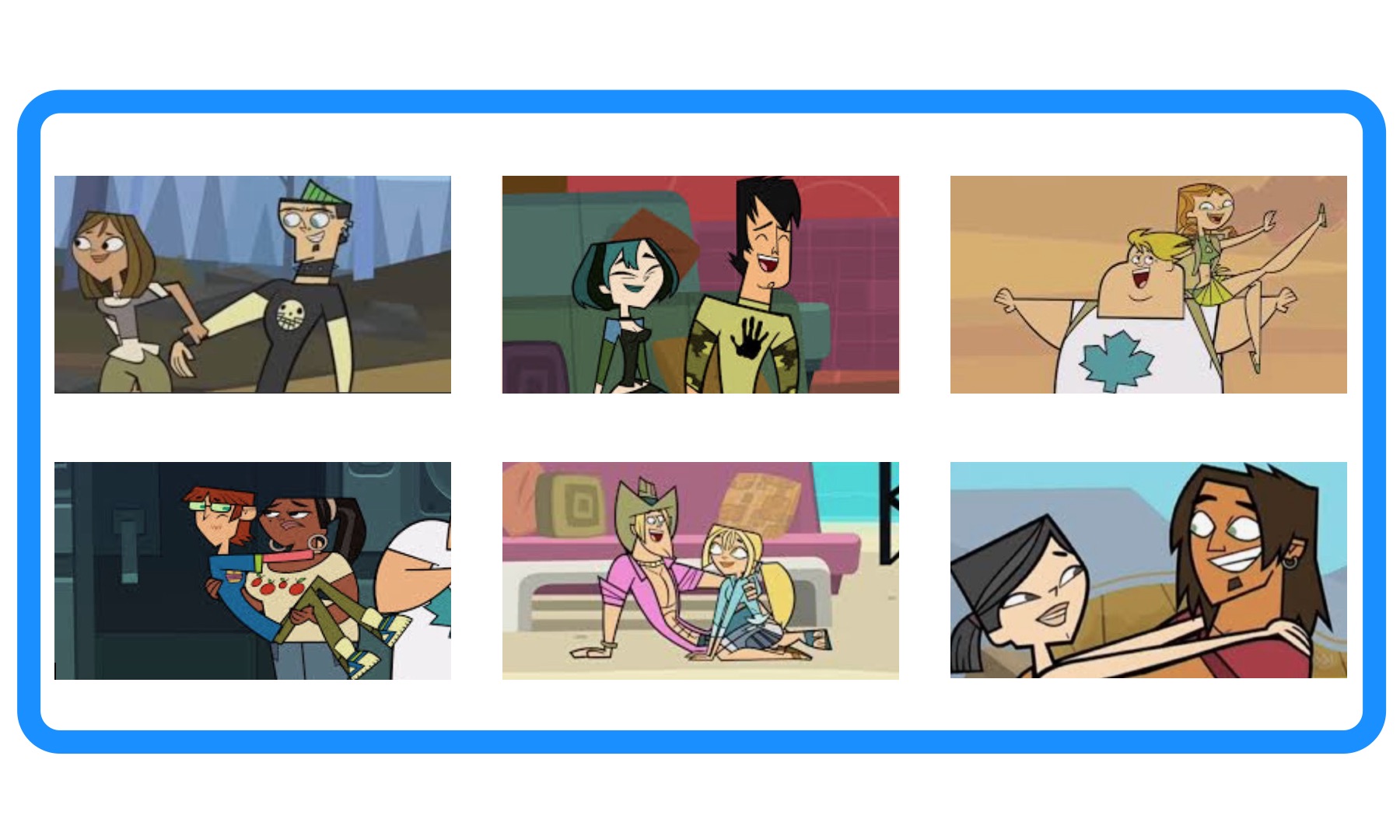 Total Drama Couples