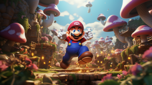 Mario in the Mushroom Kingdom