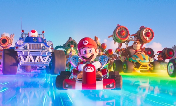 Super Mario Bros. Movie - Kart racing scene