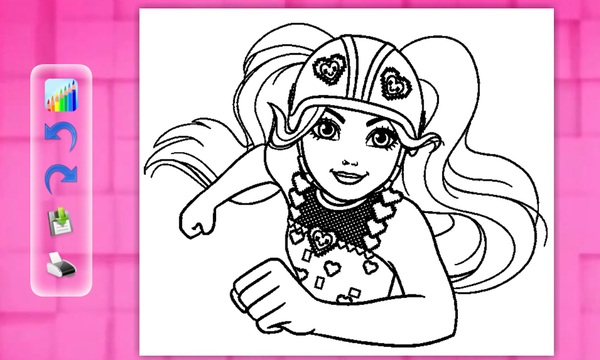 Jogo Barbie Coloring Creations no Jogos 360