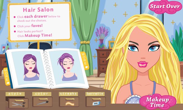 beauty barbie games