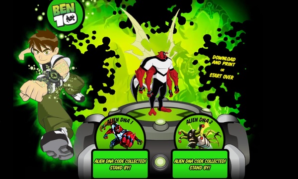 Alien Catcher, Ben 10 Games Online