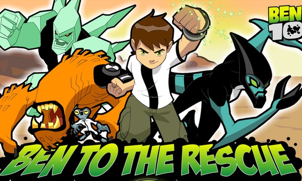 Ben 10 - BEN TO THE RESCUE (Cartoon Network Games) 