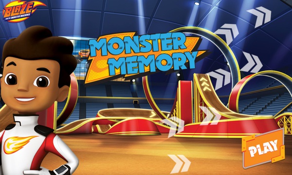 Blaze and the Monster Machines jogo da memória