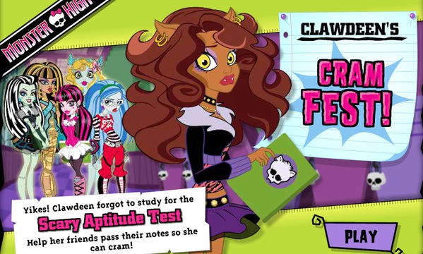 Jogue Monster High girls sleepover, um jogo de Monster high