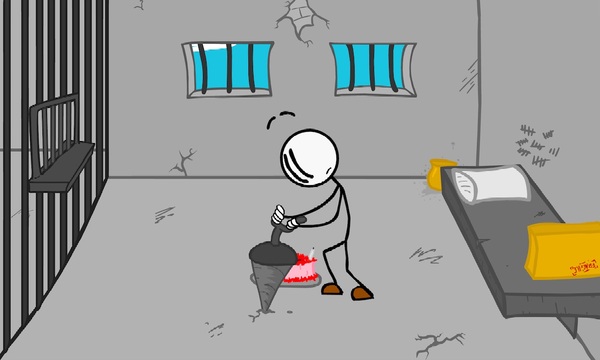 Play Stickman Escaping the Prison Online for Free on PC & Mobile