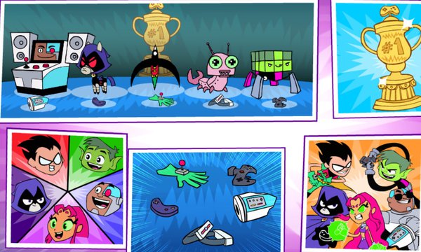 No jogo Teen Titans Go! Jump Jousts seu desafio é ajudar os Jovens