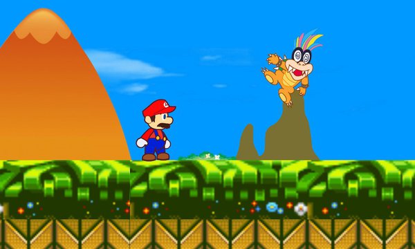 SONIC IN SUPER MARIO WORLD free online game on