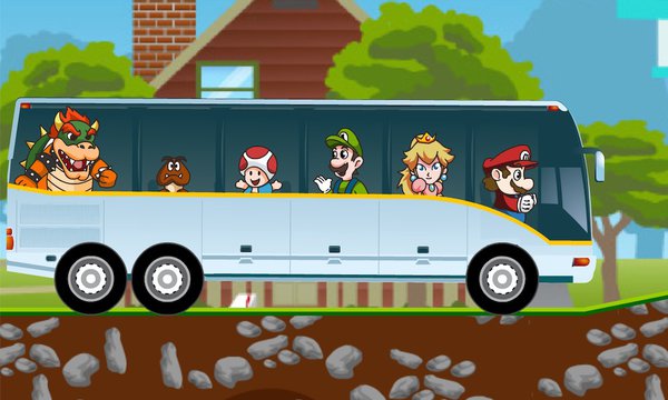Super Mario Bros Bus [Pic]  Super mario bros, Super mario, Mario bros