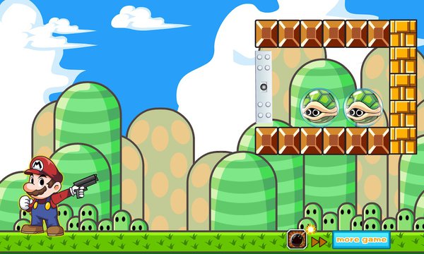 GAMEPLAY FLASH: Super Mario Flash Version 2 