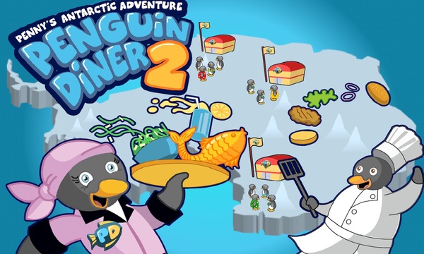 Penguin Diner 2 (Flash Game) Gameplay 