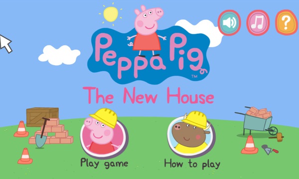 Peppa Pig The New House - Jogue Peppa Pig The New House Jogo Online