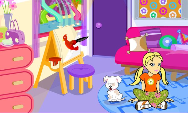 polly pocket beautiful bedroom