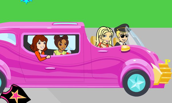 polly pocket driving game