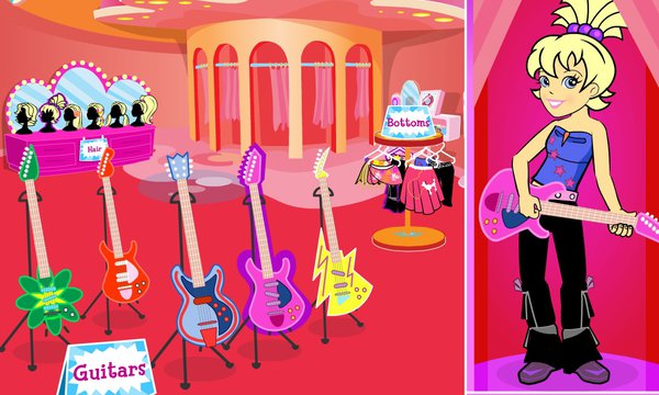 polly pocket rock star makeover