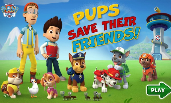 Conflict Chaise longue Sta in plaats daarvan op Paw Patrol: Pups Save Their Friends | NuMuKi