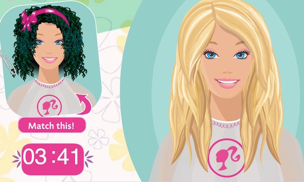 barbie hairstyle games