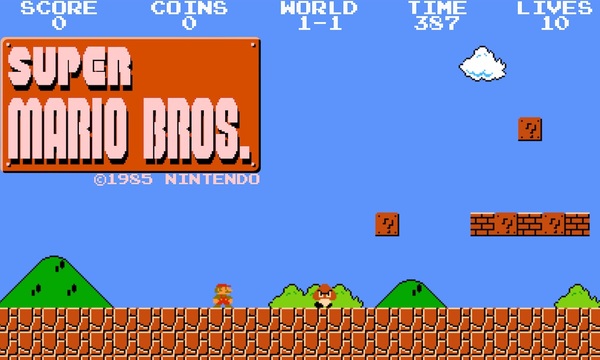 The Original Super Mario Bros game