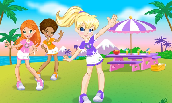 polly pocket driving game